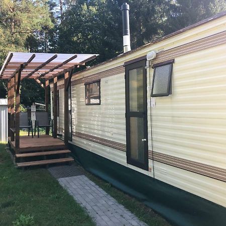 Ferienwohnung Mobilheim am Wald Bernau bei Berlin Exterior foto