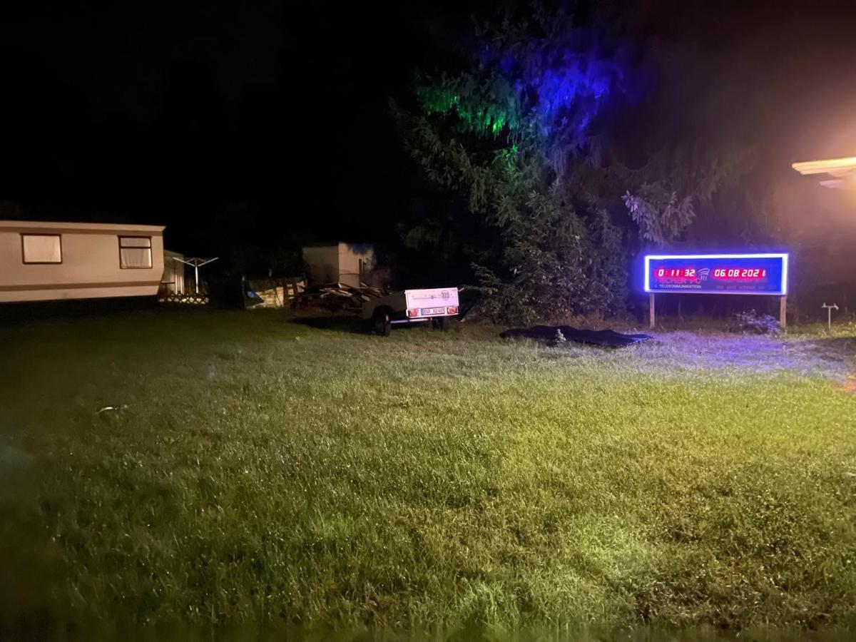 Ferienwohnung Mobilheim am Wald Bernau bei Berlin Exterior foto