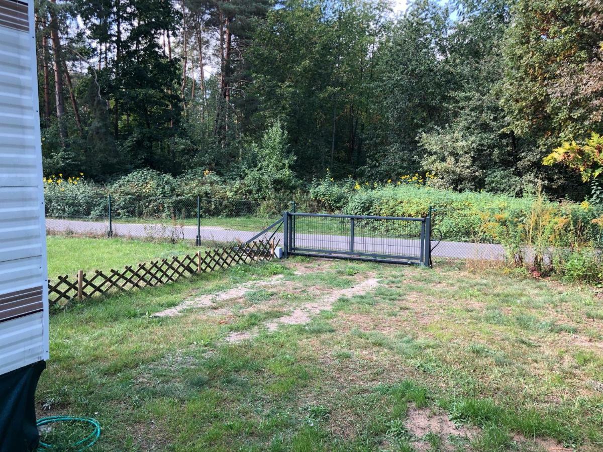 Ferienwohnung Mobilheim am Wald Bernau bei Berlin Exterior foto