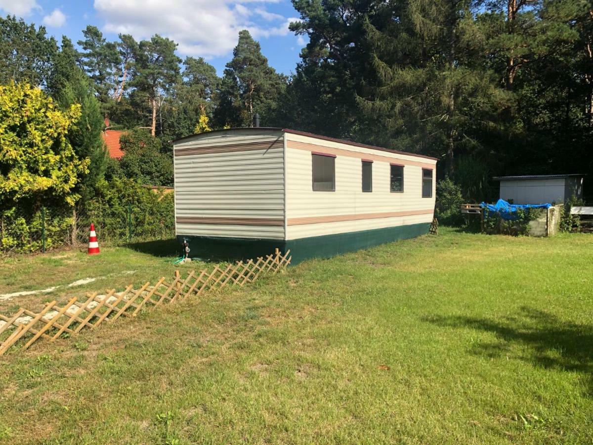 Ferienwohnung Mobilheim am Wald Bernau bei Berlin Exterior foto